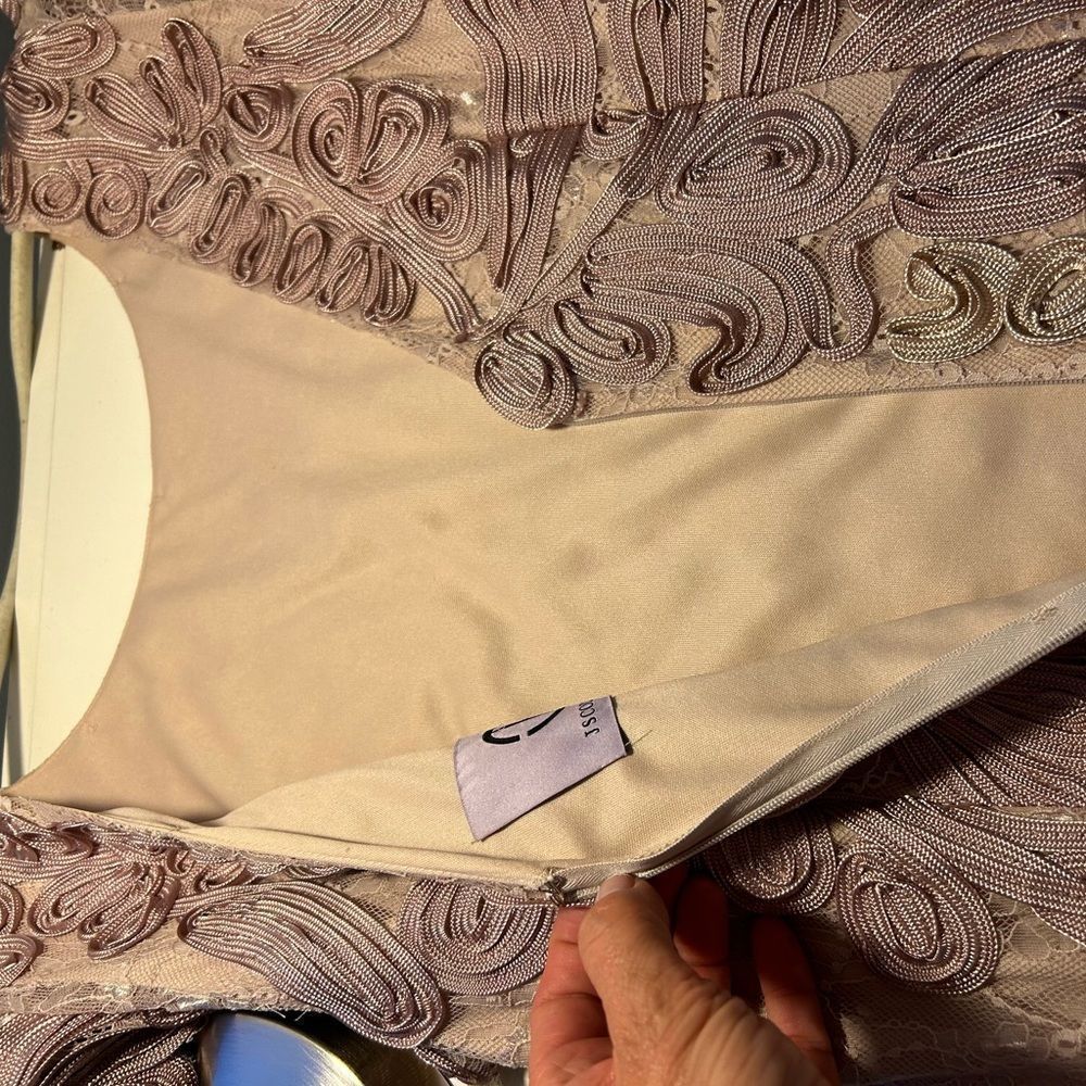 JS Collections Lavender Lace Dress - Picture 7 of 13